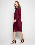 Puricia Button Dress Kemeja Kasual