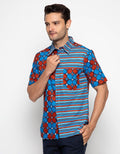 Arjuna Weda Hem Batik Kawung Candy