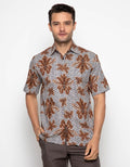 Arjuna Weda Batik Shirt with Vine Leaves