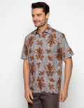 Arjuna Weda Batik Shirt with Vine Leaves