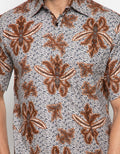 Arjuna Weda Batik Shirt with Vine Leaves