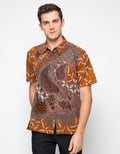 Adikusuma Parsley Kawung Cotton Batik Shirt