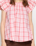 Edition Women Plaid Blouse Pink