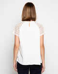 Edition Women Lace Applique Blouse 