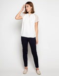 Edition Women Lace Applique Blouse 
