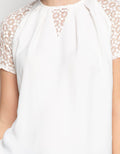Edition Women Lace Applique Blouse 