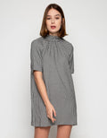 Edition Women Elastic Neckline Dress