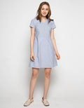 Edition Women V-Neck Stripe Dress
