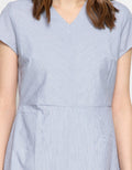 Edition Women V-Neck Stripe Dress
