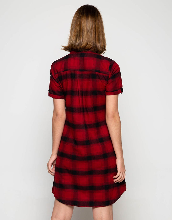 Edition Women Flannel Shirt Dress