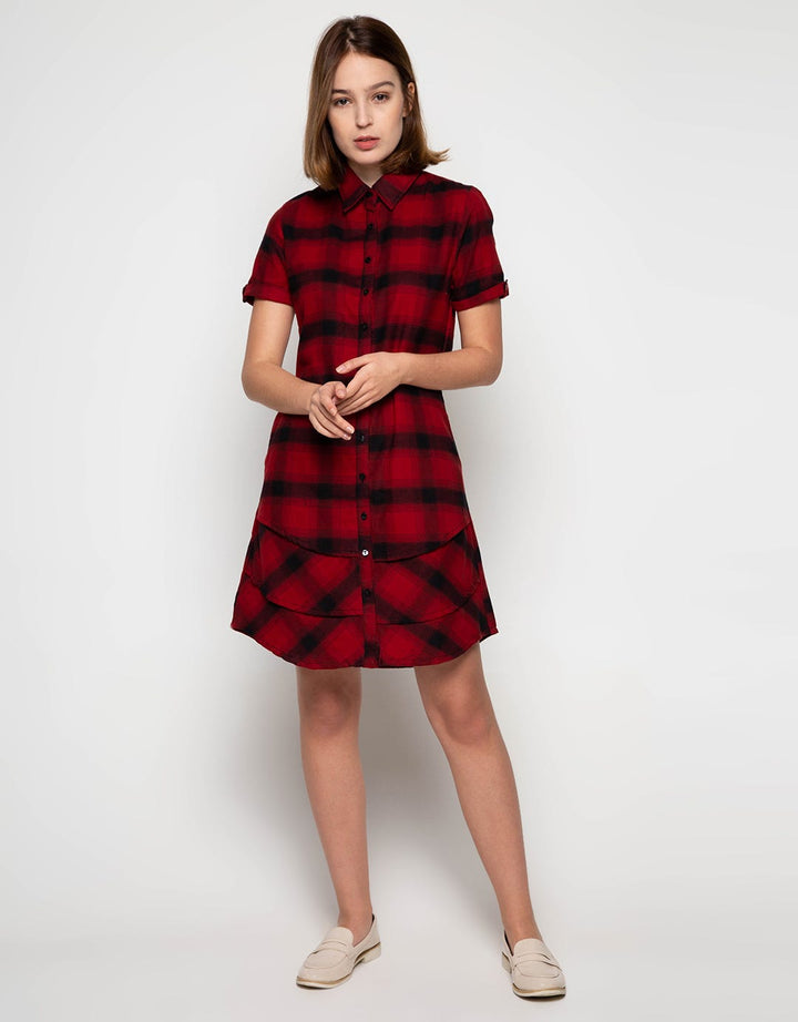 Edition Women Flannel Shirt Dress