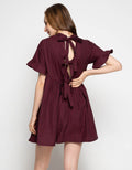 Edition Women Gathered Gingham Dress