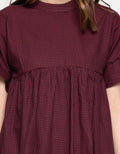 Edition Women Gathered Gingham Dress