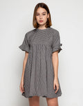 Edition Women Gathered Gingham Dress