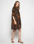 Puricia Slit Collar Dress Batik