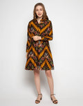 Puricia Dress Batik Long Sleeve