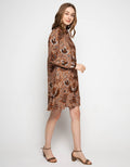 Puricia Front Button Dress Batik