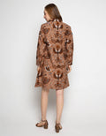 Puricia Front Button Dress Batik