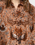 Puricia Front Button Dress Batik