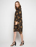 Puricia Dress with Batik Print Motif