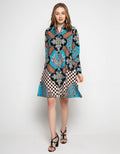 Puricia Fashionable Dress Motif Batik