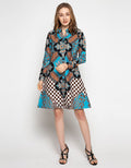 Puricia Fashionable Dress Motif Batik