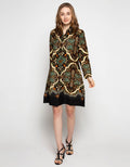Puricia Long Sleeve Batik Dress