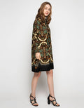 Puricia Long Sleeve Batik Dress