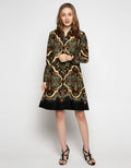 Puricia Long Sleeve Batik Dress