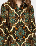 Puricia Long Sleeve Batik Dress