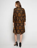 Puricia Long Sleeve Batik Dress
