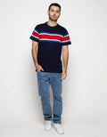 Gab's T-Shirt Lengan Pendek Print Stripe