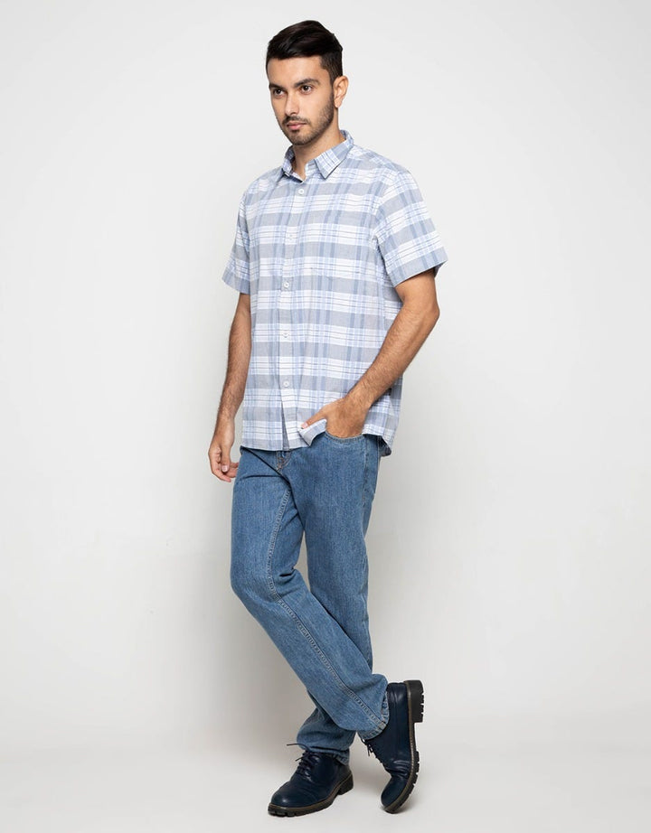 Gab's Shirt Lengan Pendek Print Stripe