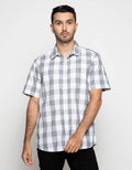 Gab's Shirt Casual Lengan Pendek Print Cubes