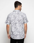 Gab's Shirt Casual Lengan Pendek Full Print Leaf