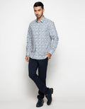 Izzue Motif Print Kemeja Pria