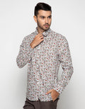 Izzue Long Sleeve Print Men's Shirt