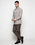 Izzue Long Sleeve Print Men's Shirt