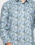 Izzue Kemeja Lengan Panjang Motif Print