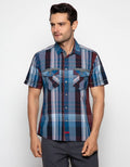 Watchout Jeans Shirt Plaid Motif