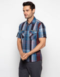 Watchout Jeans Shirt Plaid Motif