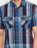 Watchout Jeans Shirt Plaid Motif