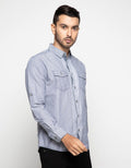 Watchout Jean's Long Slevees Shirt Texture