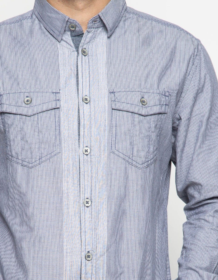 Watchout Jean's Long Slevees Shirt Texture