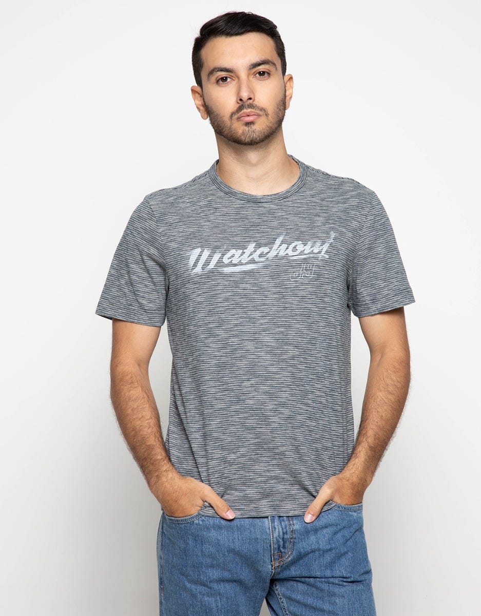 Watchout Short T-shirt Wording Logo
