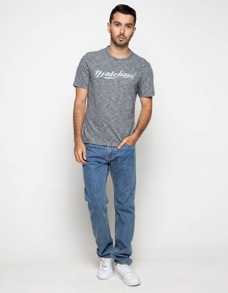 Watchout Short T-shirt Wording Logo
