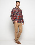 Watchout Men's Long Sleeve Shirt Motif