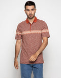 Watchout Casual Tribal Motif Polo Shirt