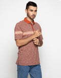 Watchout Casual Tribal Motif Polo Shirt