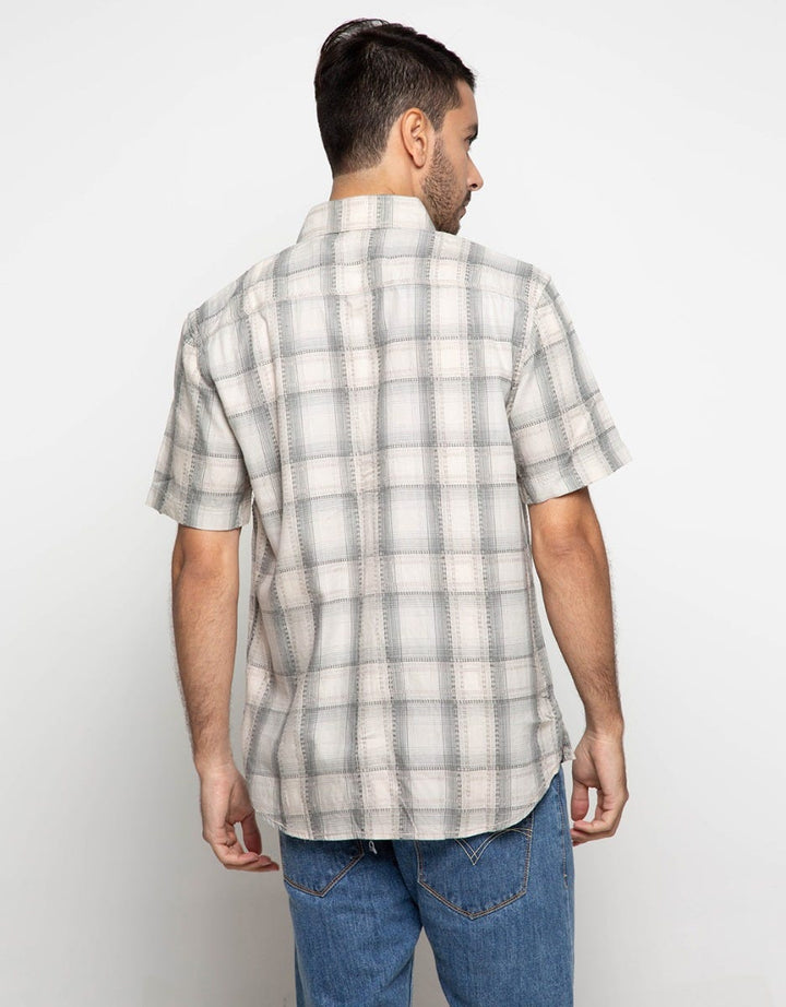 Watchout Casual Short Sleeve Motif Kotak